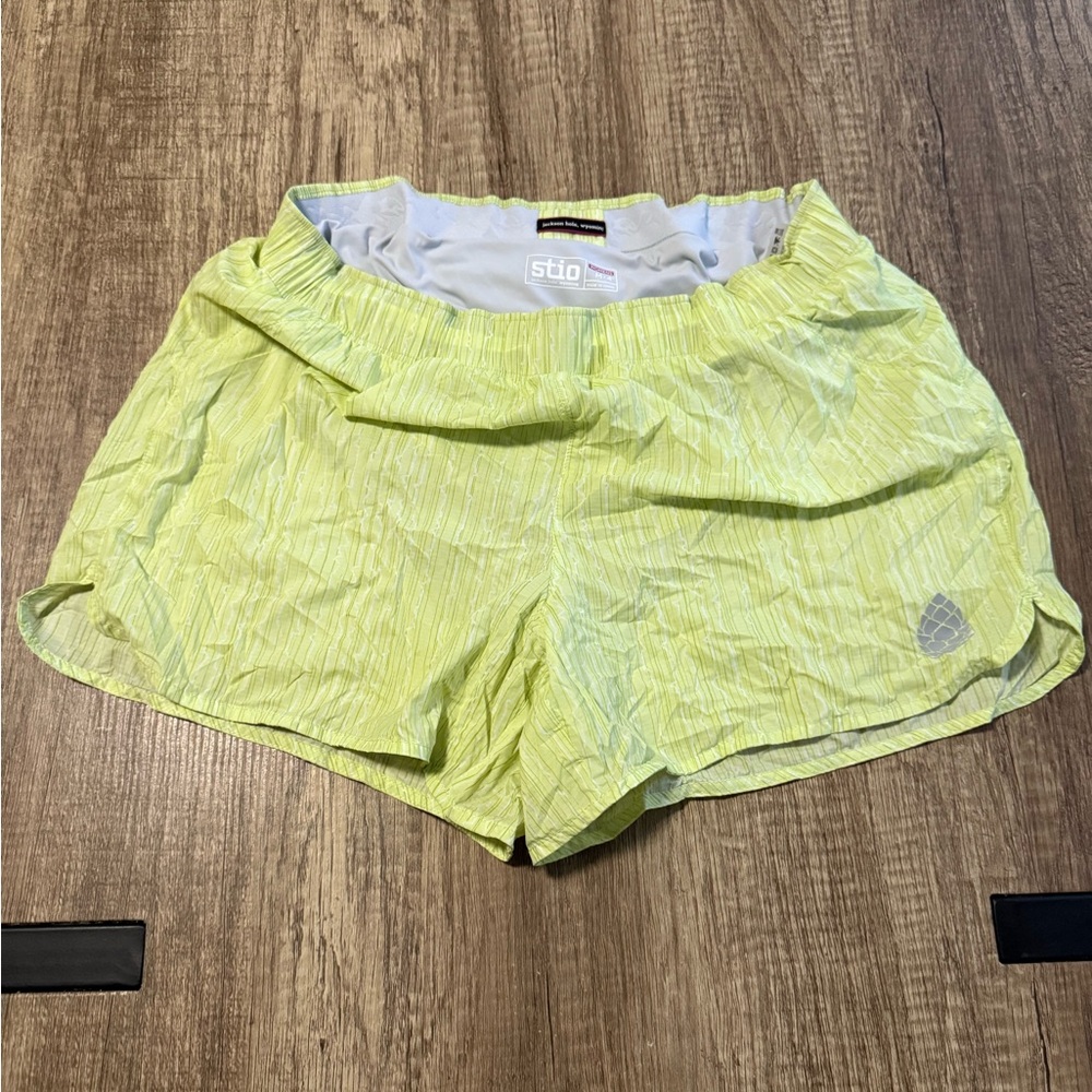 Stio Women's Vibrant Yellow Athletic Shorts